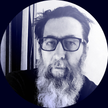 Portrait of Tim Moss.